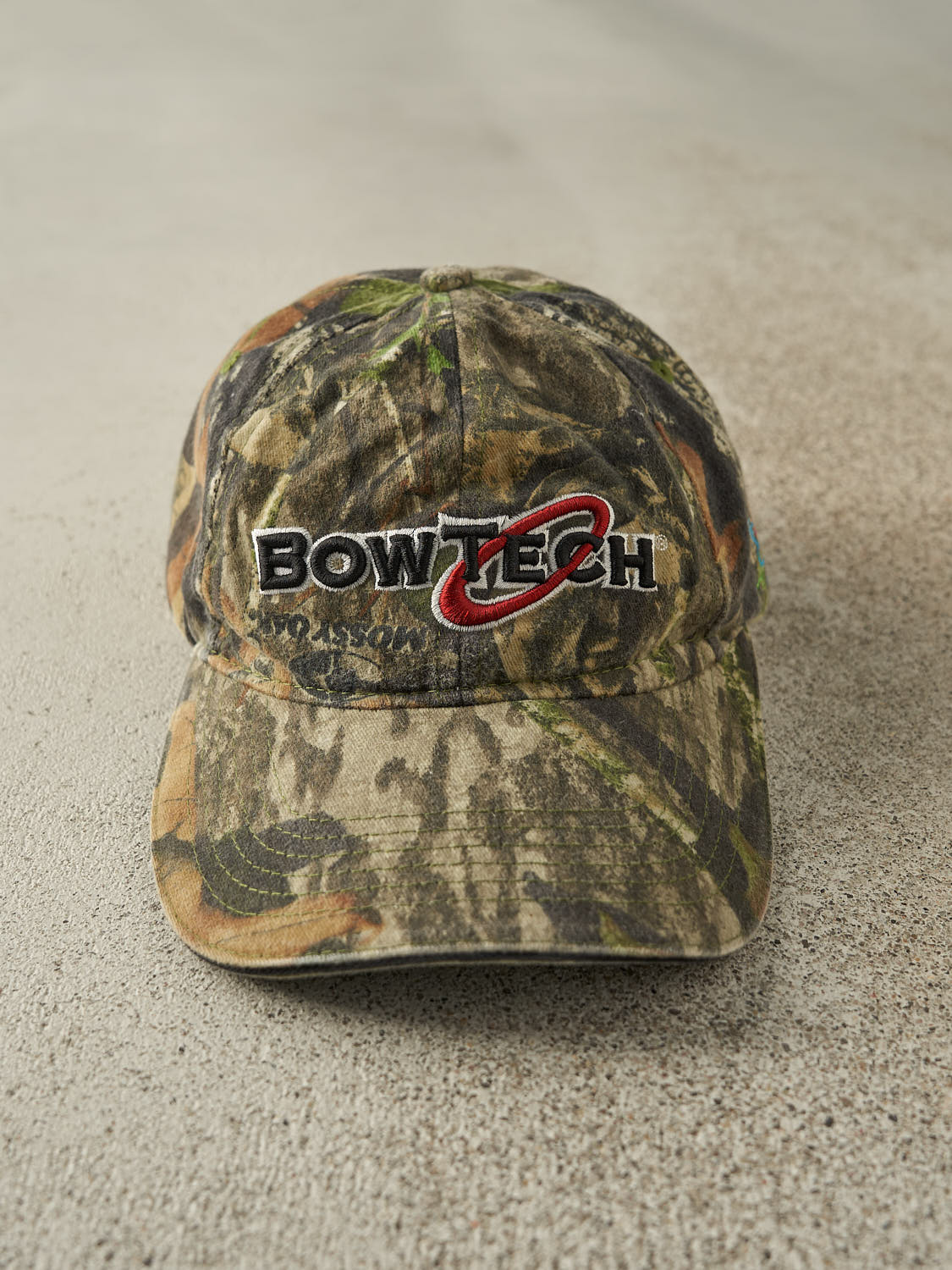 Vintage Y2K Camo Mossy Oak x Bow Tech Velcro Hat (O/S)