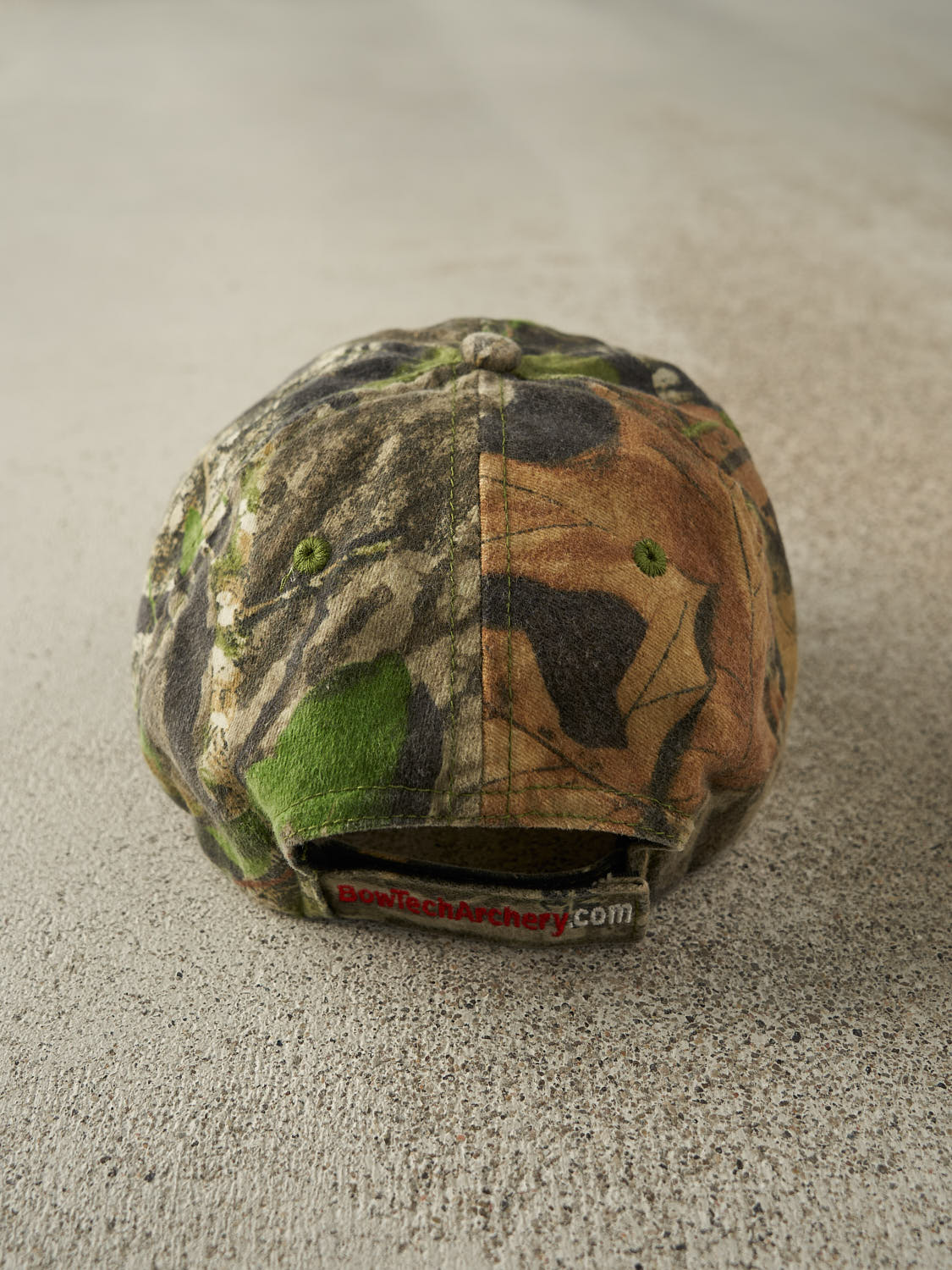 Vintage Y2K Camo Mossy Oak x Bow Tech Velcro Hat (O/S)