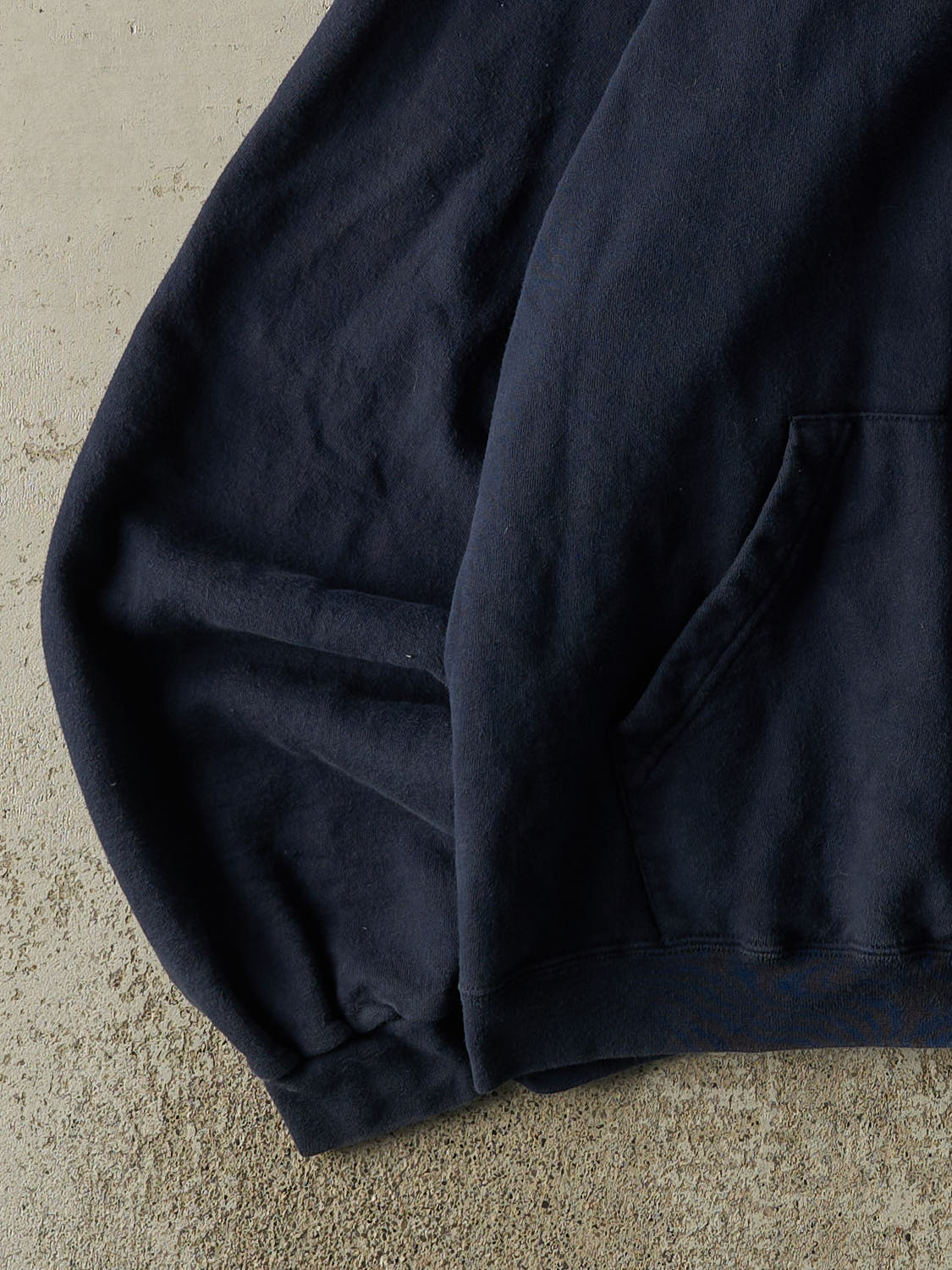 Vintage Y2K Navy Blue Champion Embroidered Zip Up Hoodie (XL/XXL)