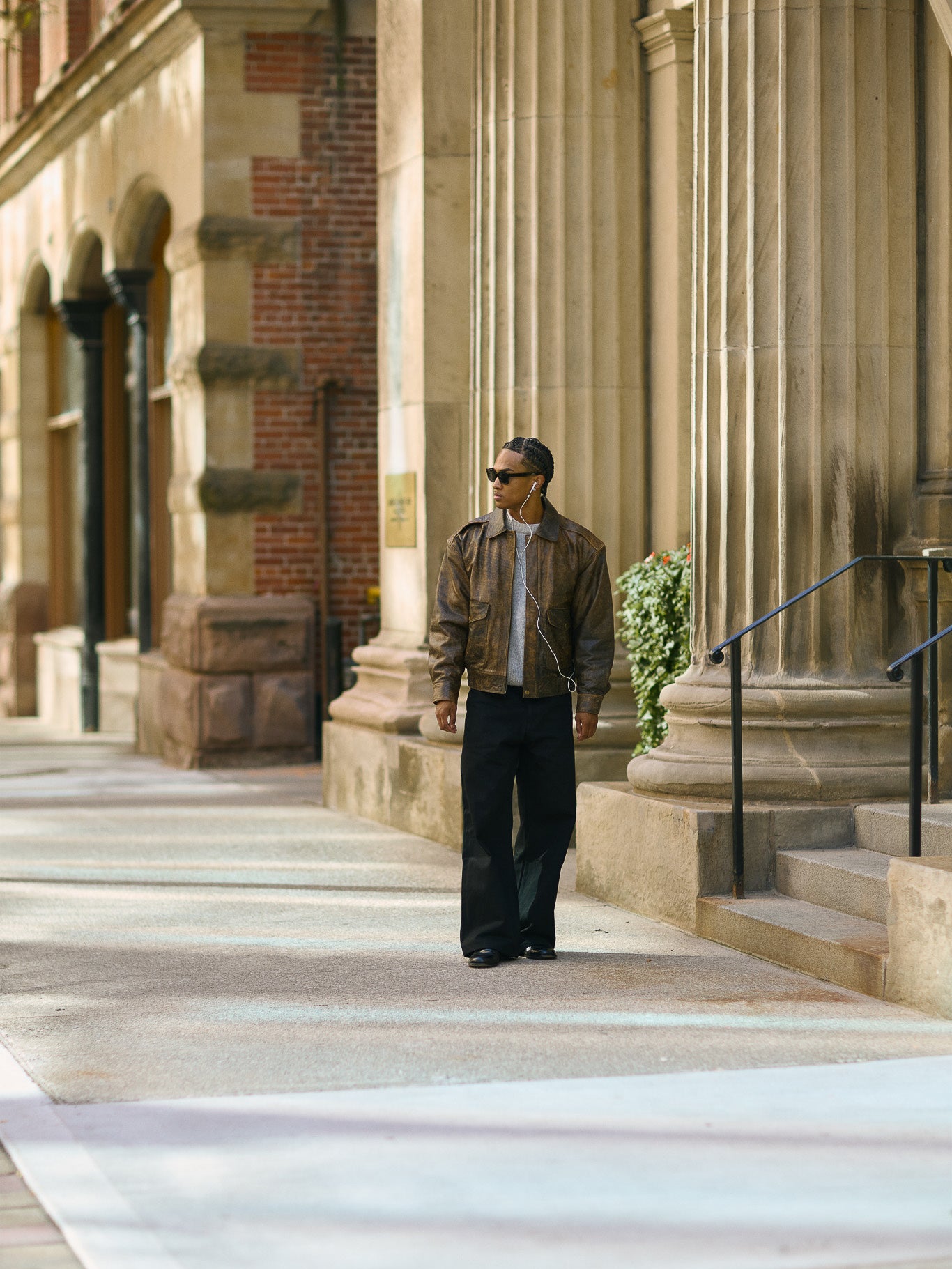 The Aviator Jacket - Brown
