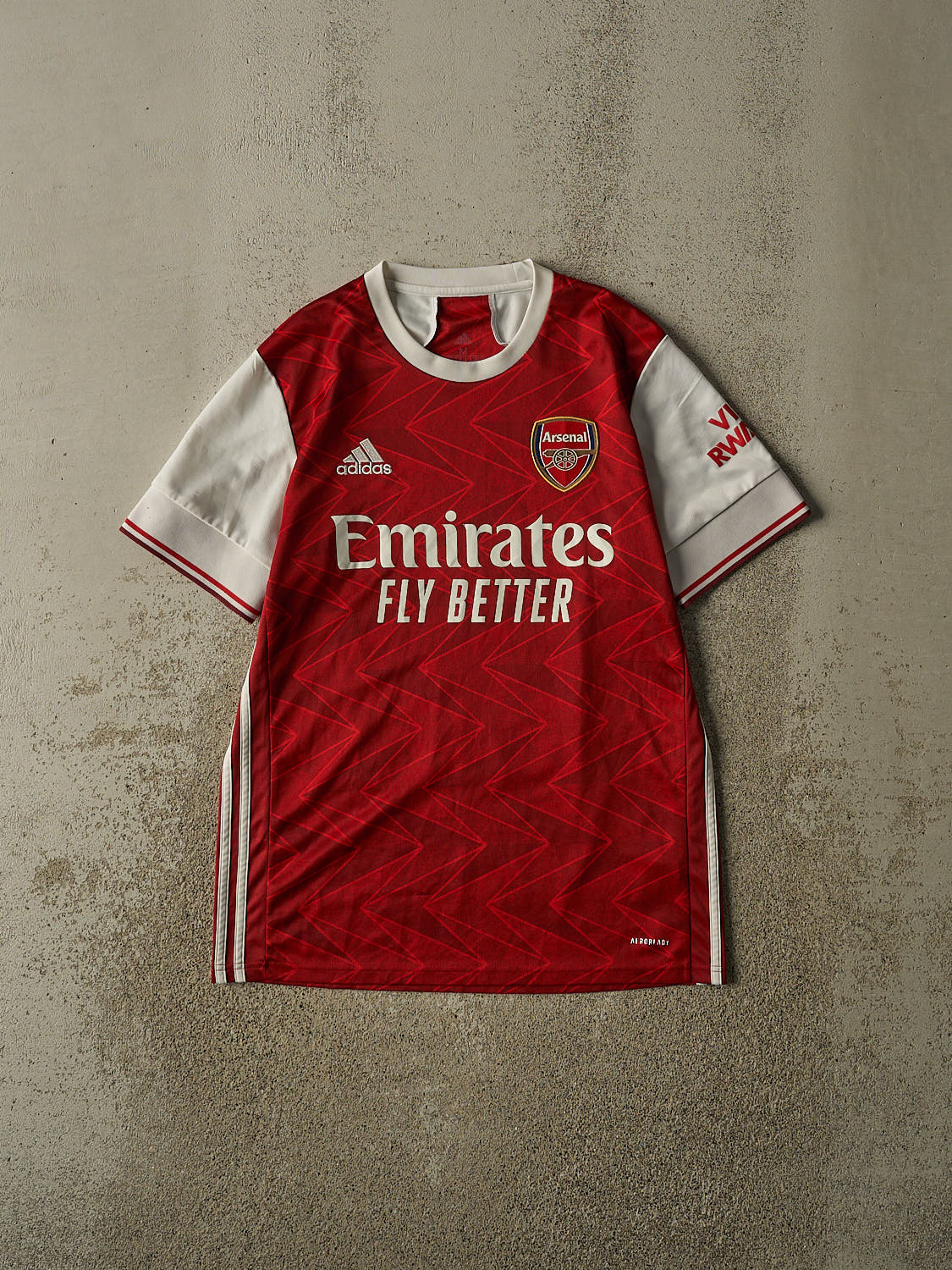 Vintage Y2K Red Arsenal FC #12 Willian Soccer Jersey (M/L)