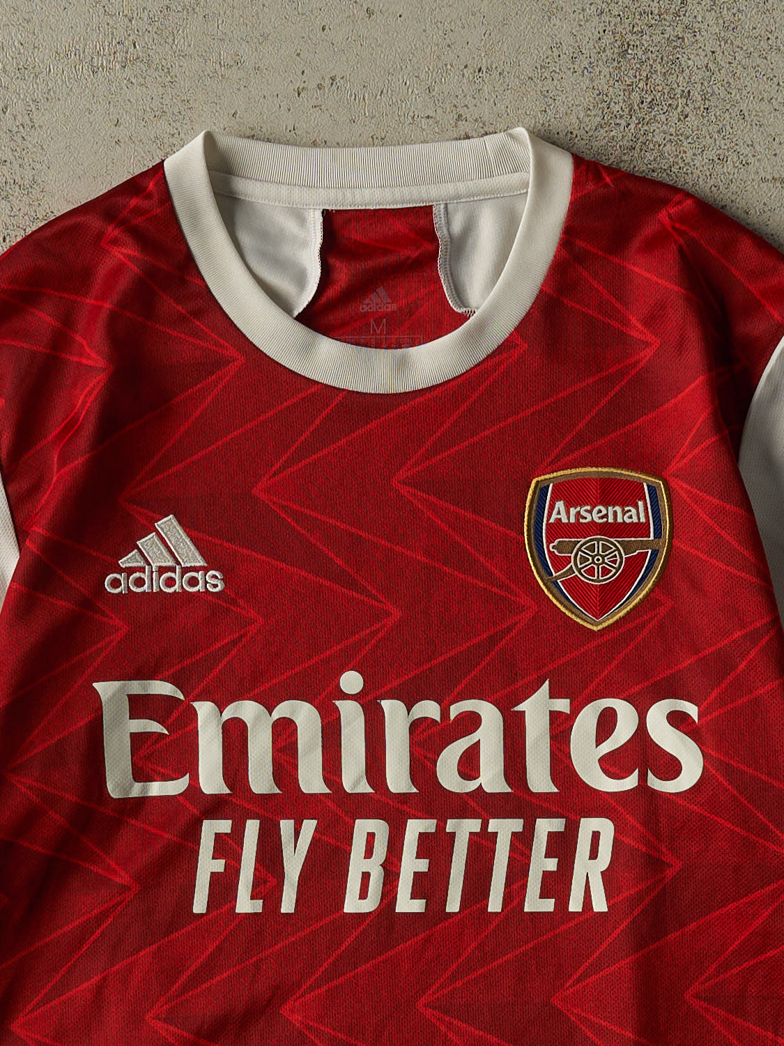 Vintage Y2K Red Arsenal FC #12 Willian Soccer Jersey (M/L)