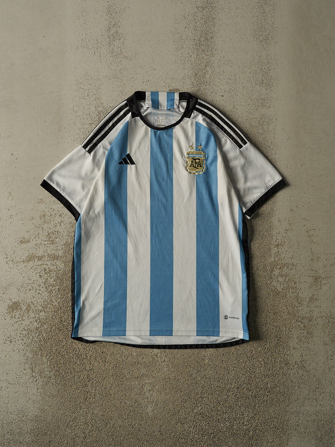 Vintage Y2K White Argentina Soccer Jersey (M)