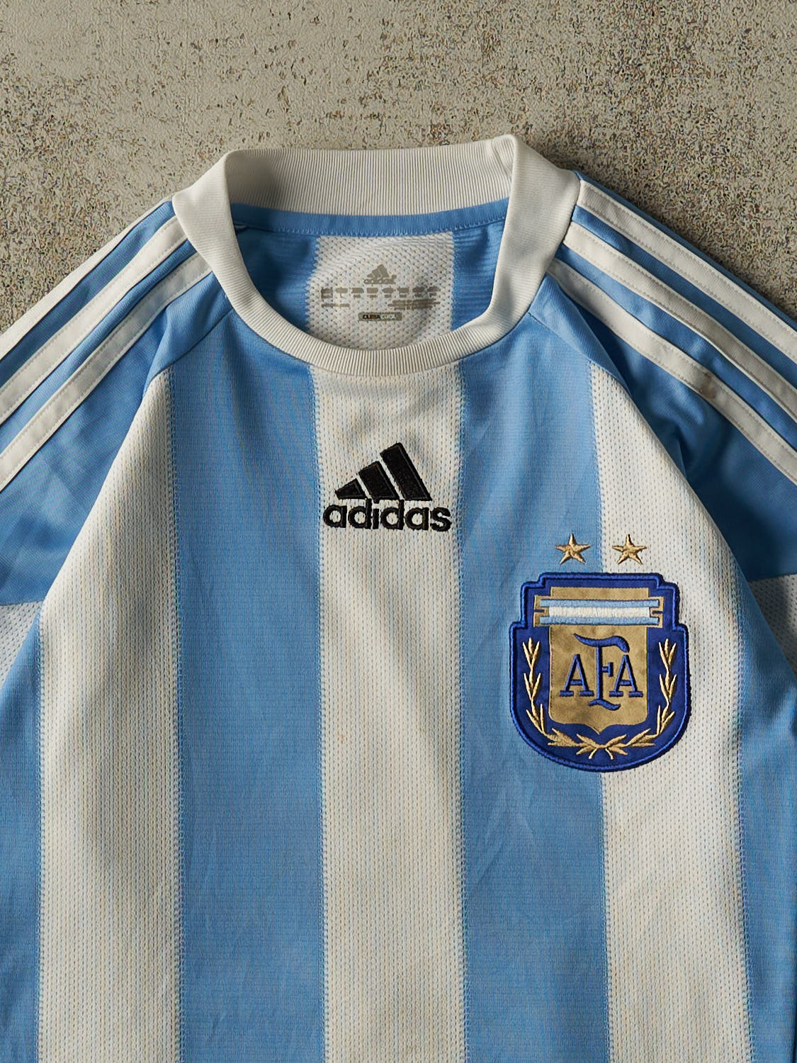 Vintage Y2K White Argentina Soccer Jersey (S/M)
