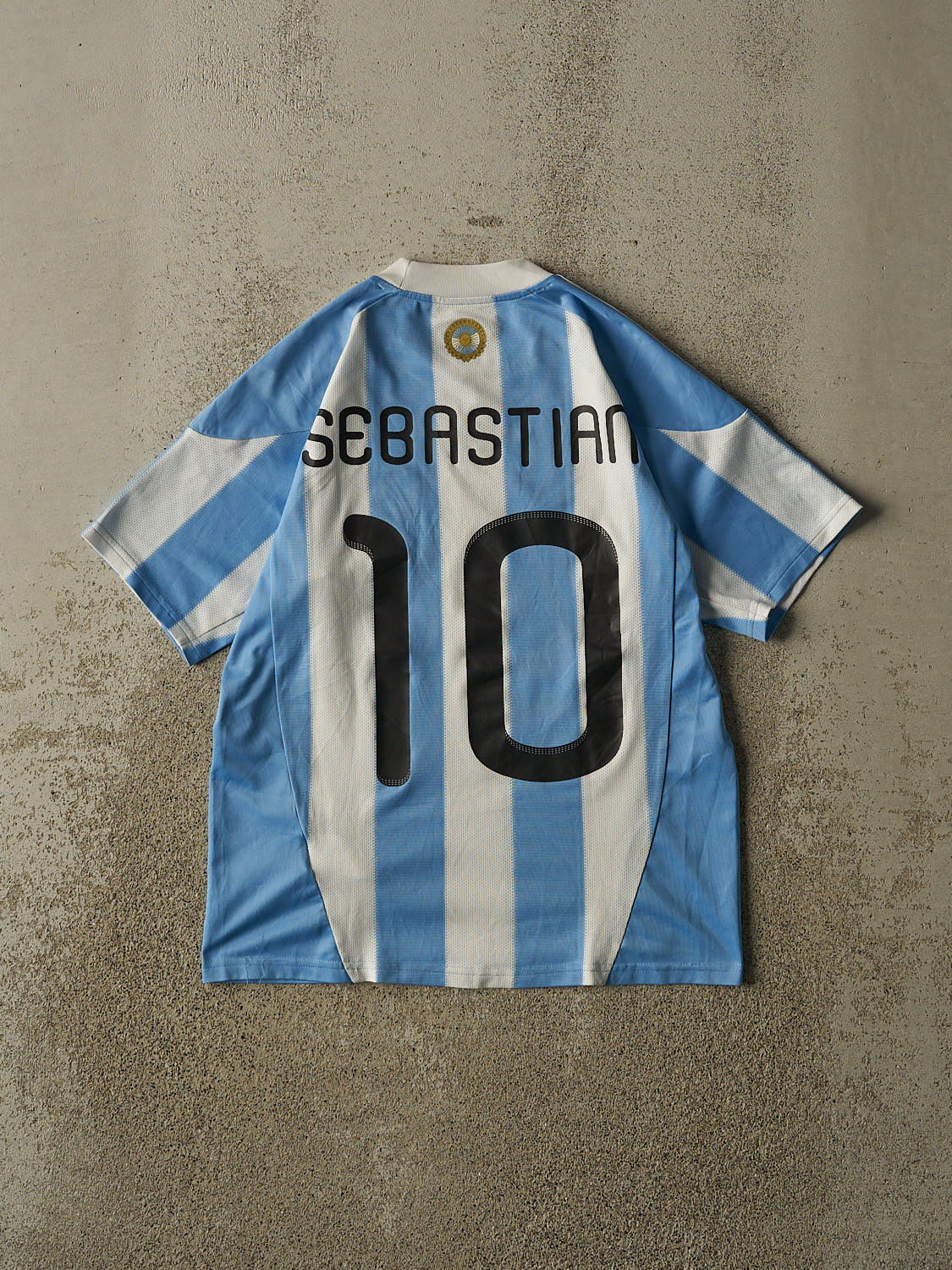 Vintage Y2K White Argentina Soccer Jersey (S/M)