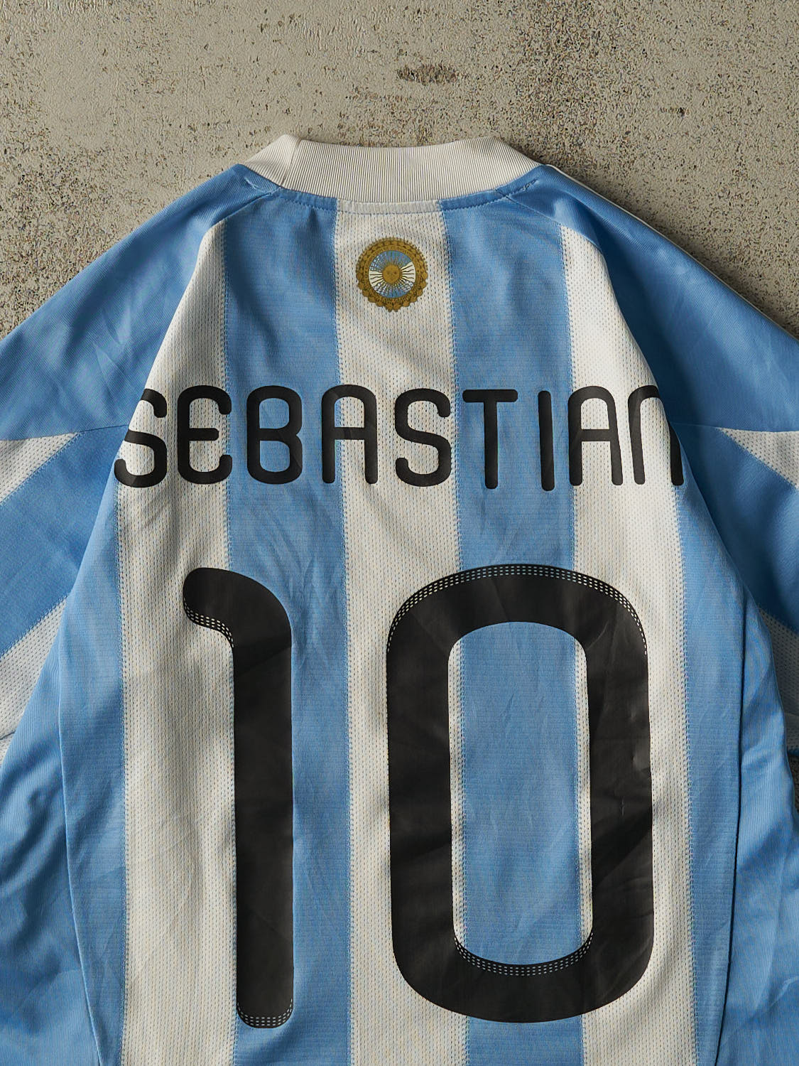 Vintage Y2K White Argentina Soccer Jersey (S/M)