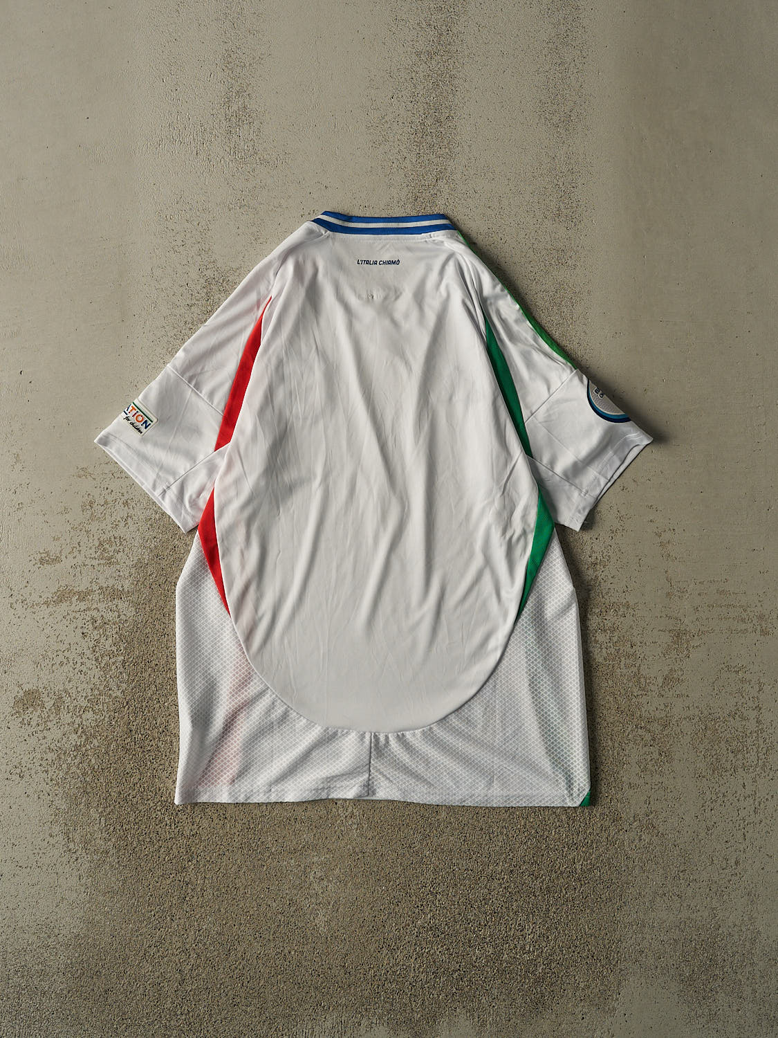 20' White Italia Euro Champions Soccer Jersey (L/XL)
