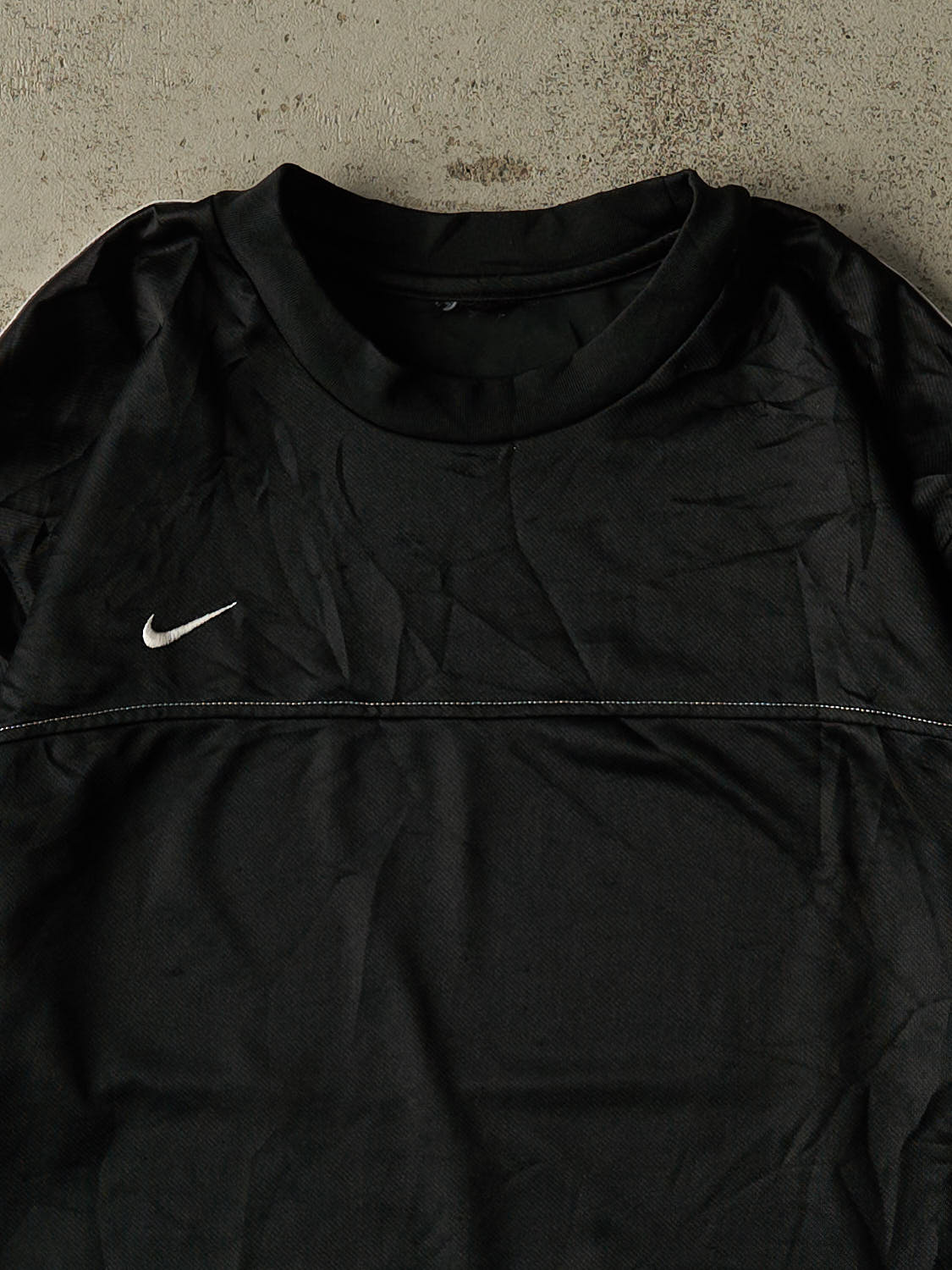 Vintage Y2K Black Nike Soccer Jersey (L/XL)