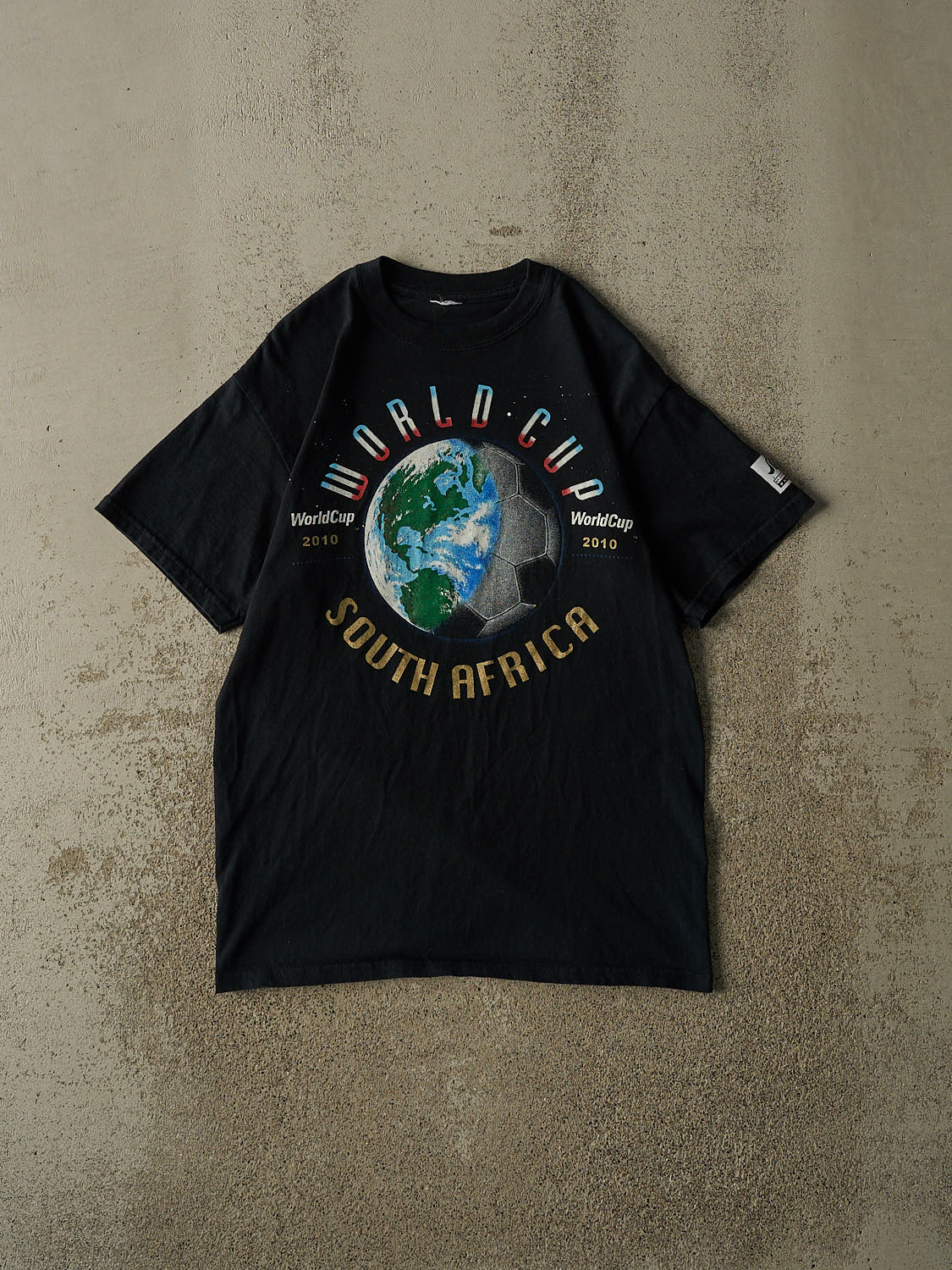 Vintage 10' Black South Africa World Cup Tee (S/M)