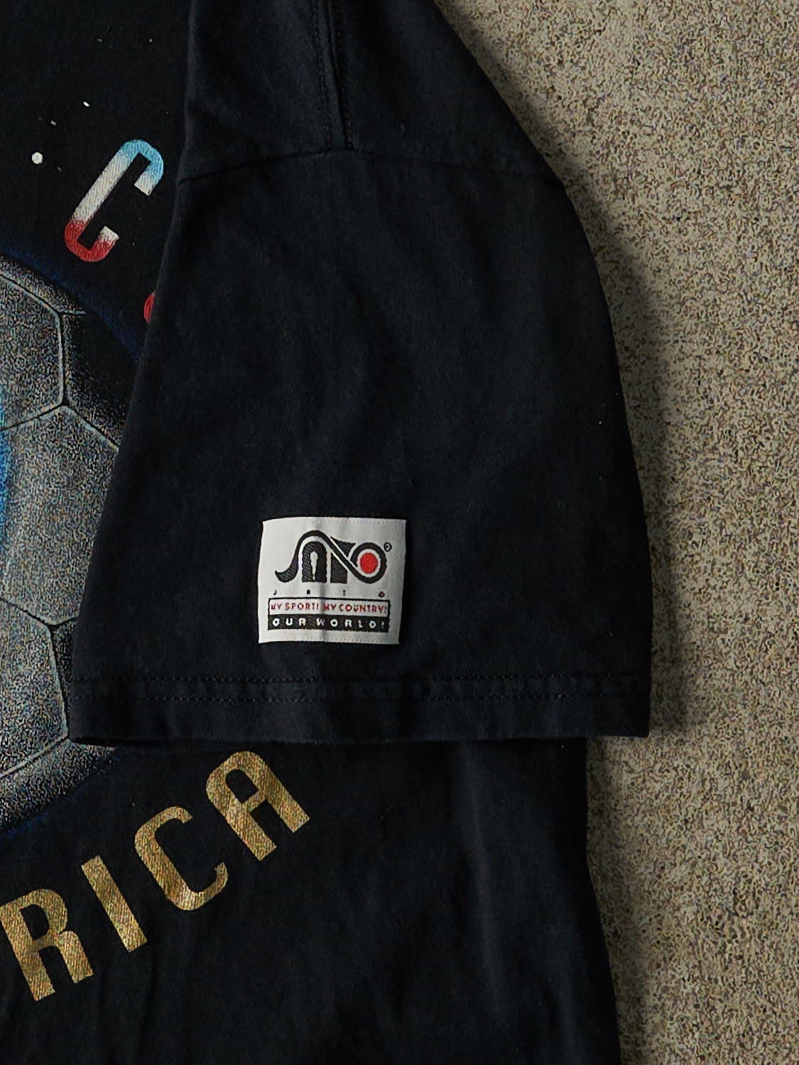 Vintage 10' Black South Africa World Cup Tee (S/M)