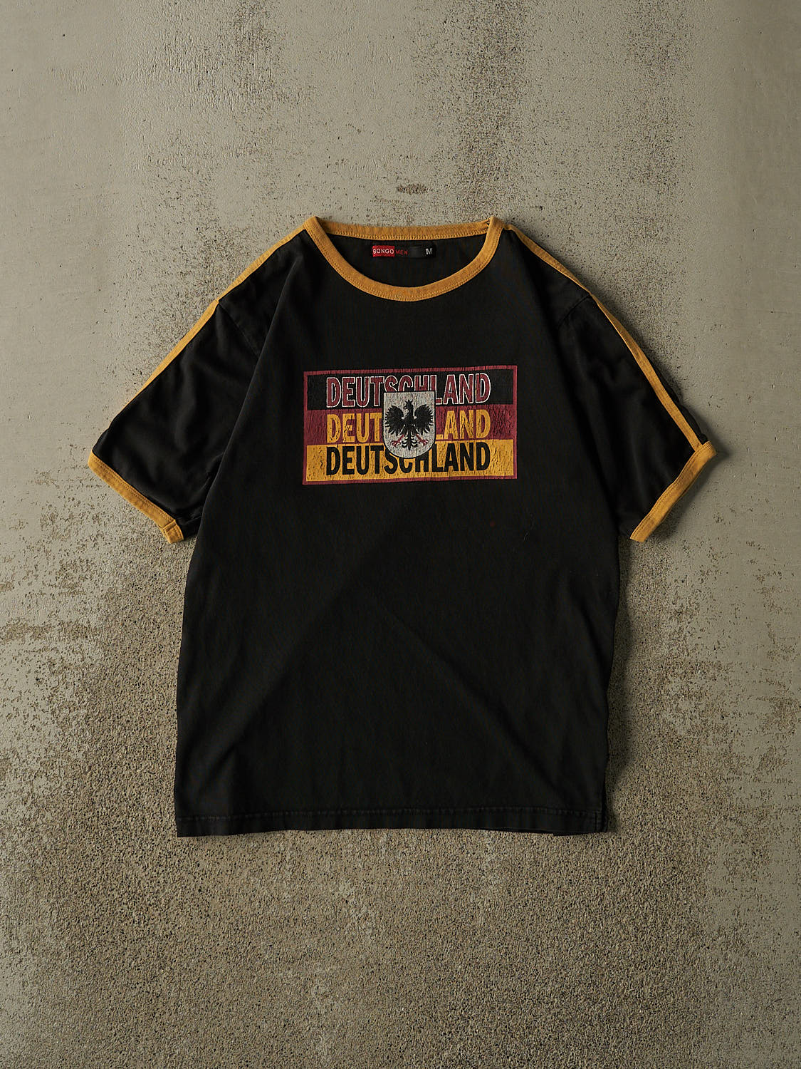Vintage Y2K Black Germany Soccer Tee (S/M)