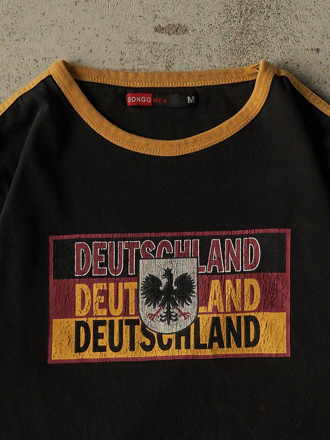 Vintage Y2K Black Germany Soccer Tee (S/M)