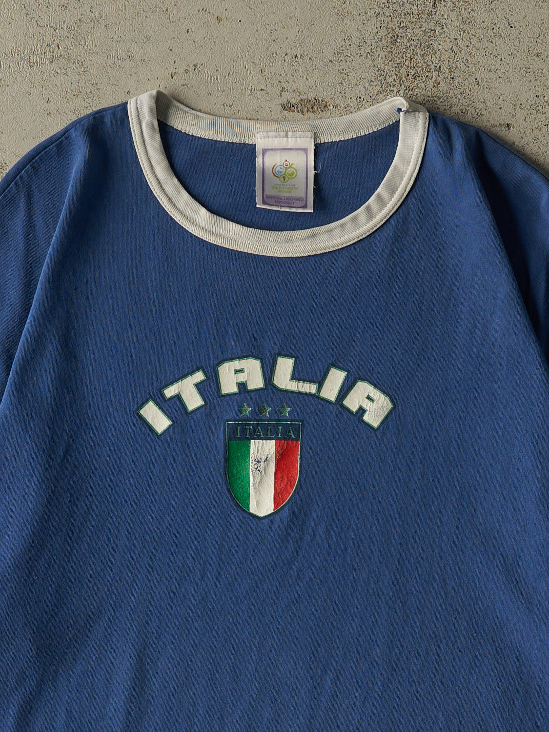 Vintage 06' Blue Italia Fifa World Cup Tee (XL)