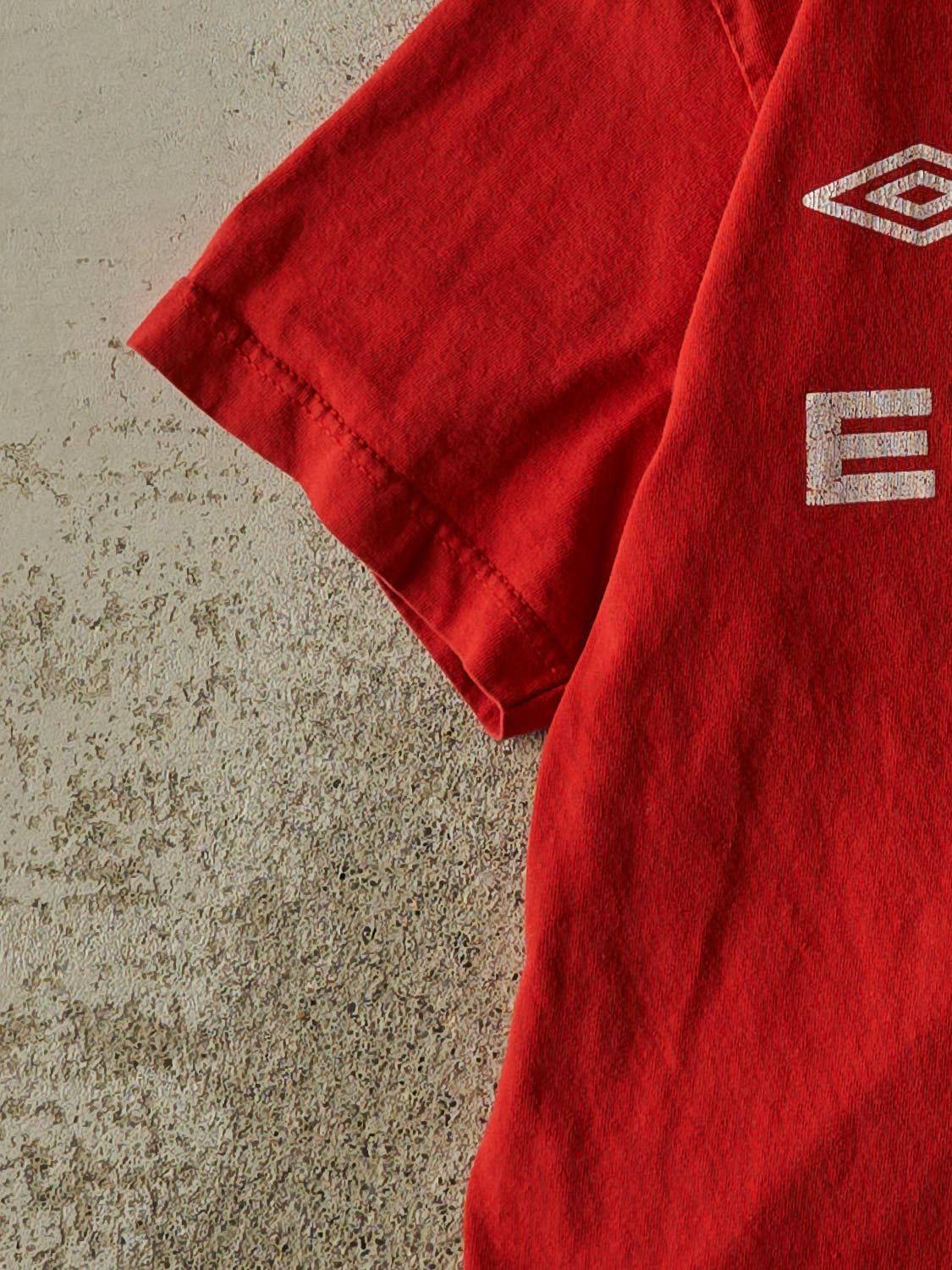 Vintage Y2K Red England Soccer Tee (S)