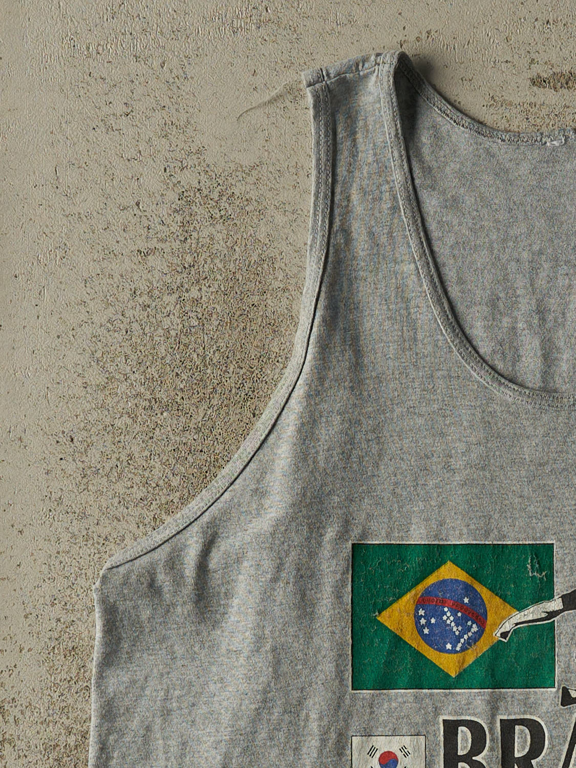 Vintage 02' Grey Brazil World Championship Tank (L/XL)