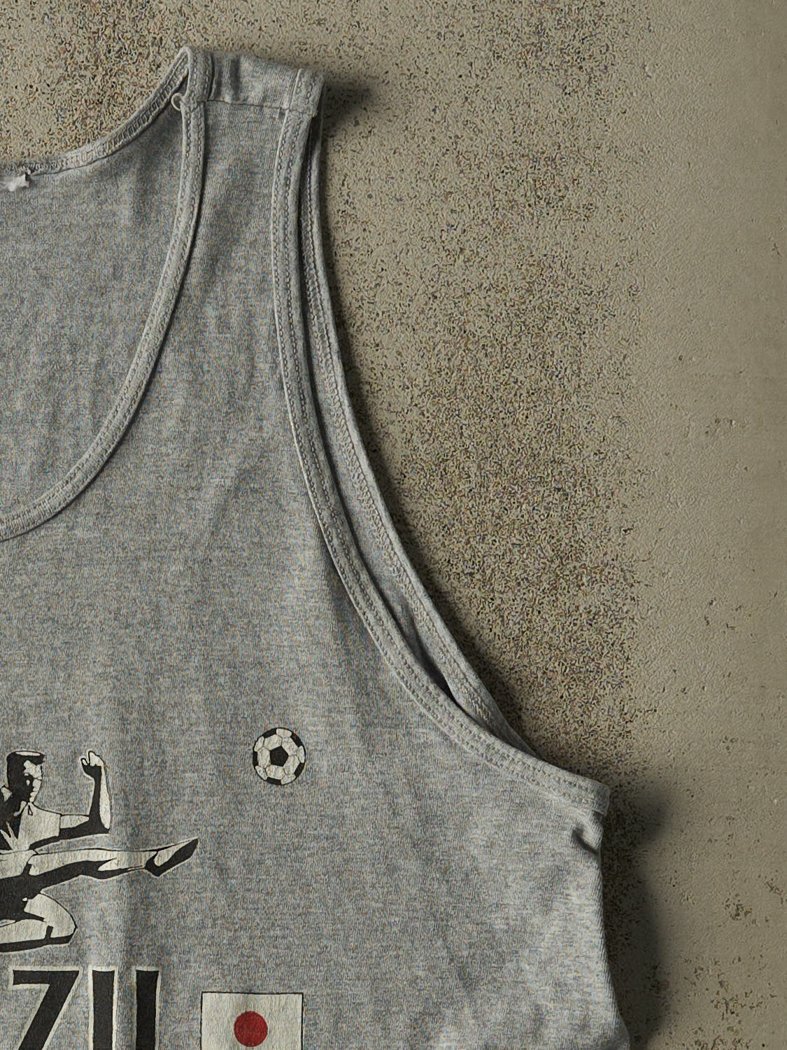 Vintage 02' Grey Brazil World Championship Tank (L/XL)