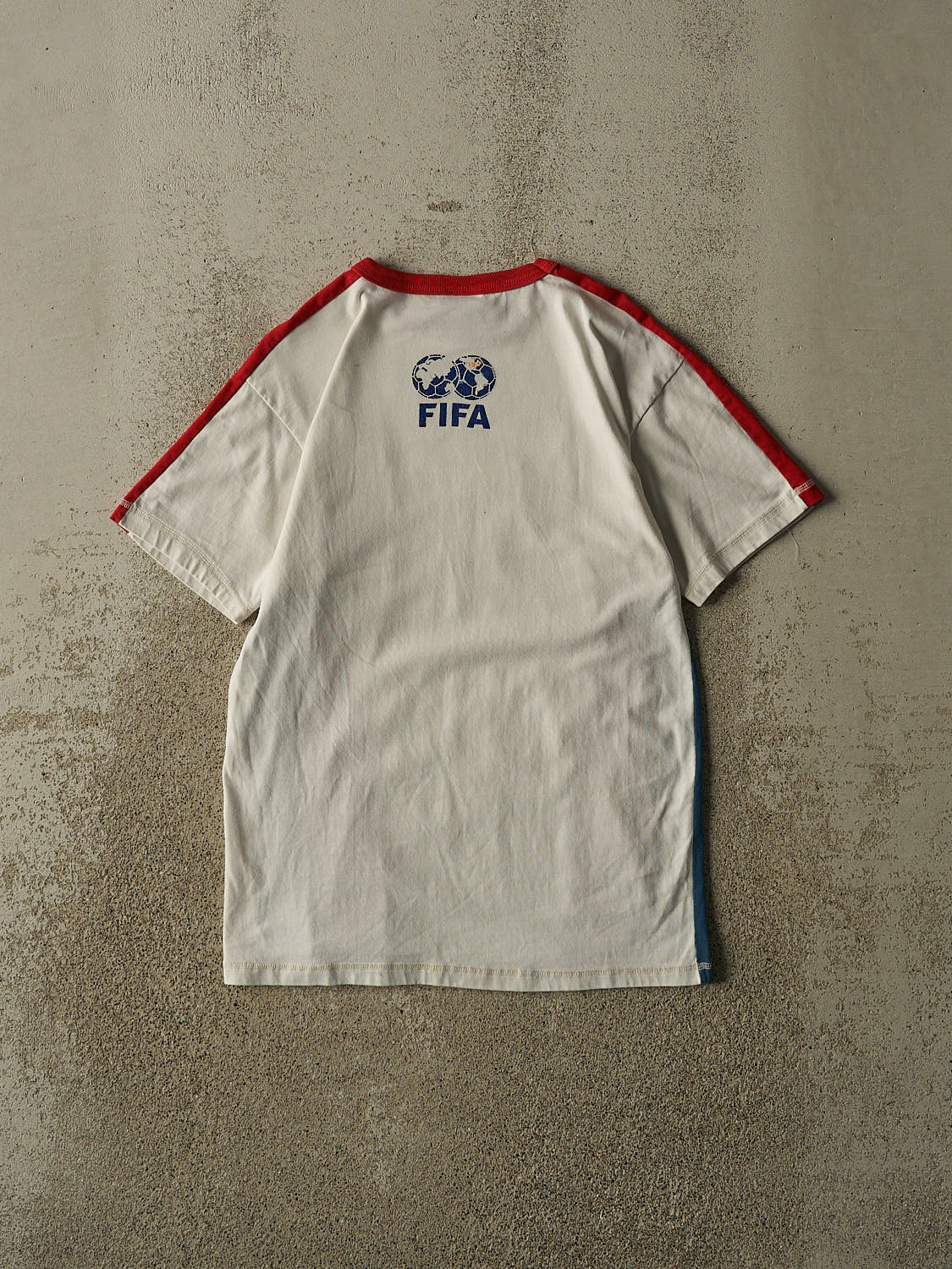 Vintage Y2K White Italia Buffon Tee (XS/S)