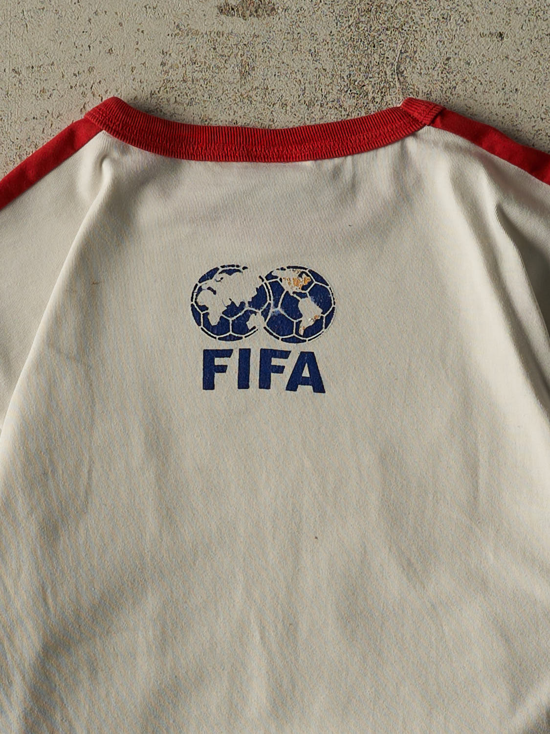 Vintage Y2K White Italia Buffon Tee (XS/S)