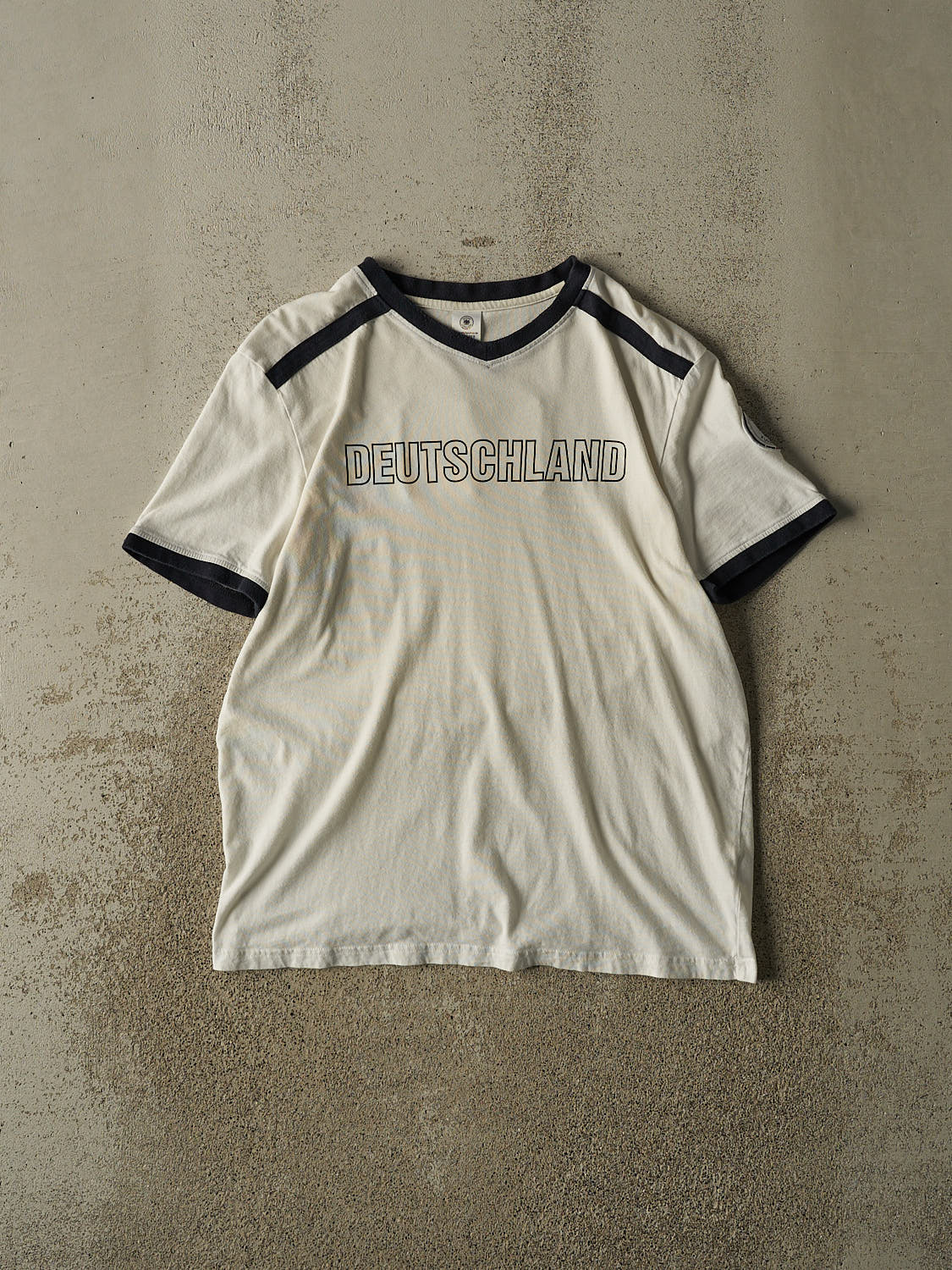 Vintage 14' Beige Germany Soccer Tee (M/L)