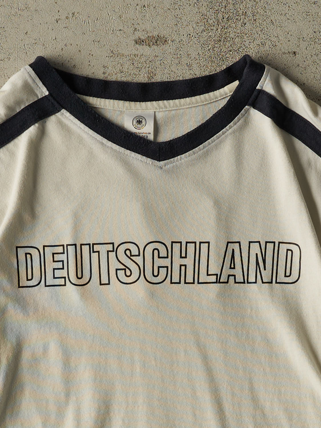 Vintage 14' Beige Germany Soccer Tee (M/L)