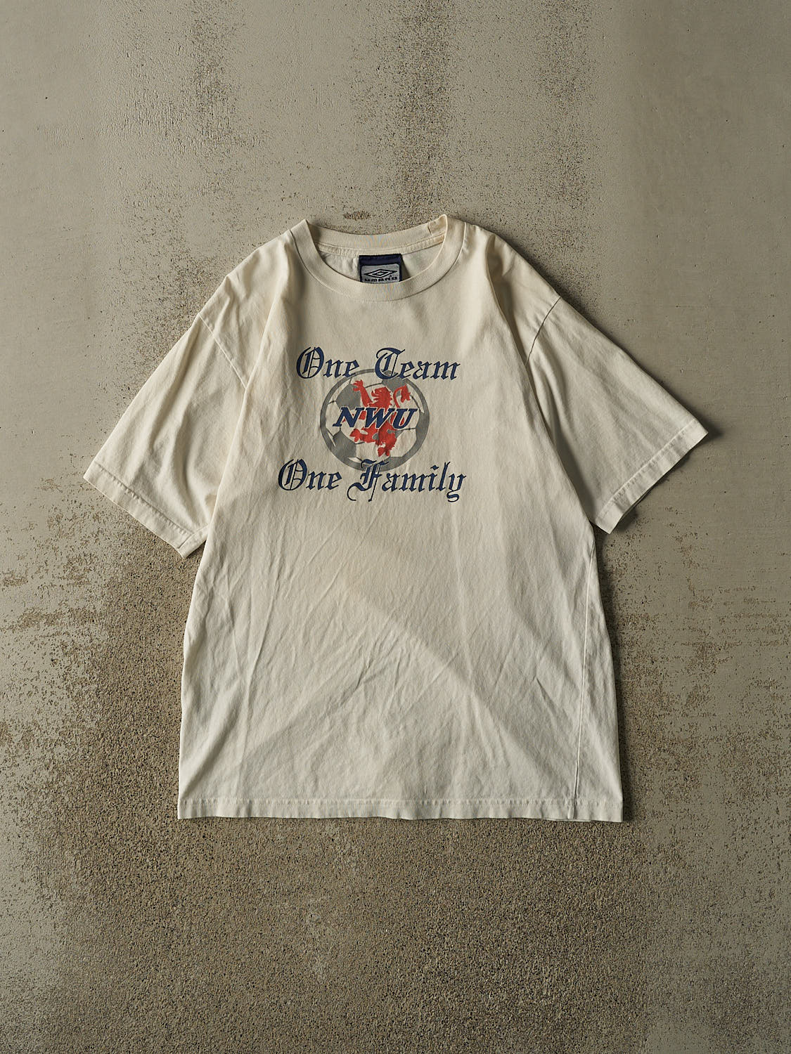 Vintage Y2K White NWU Northwest United Soccer Tee (M/L)