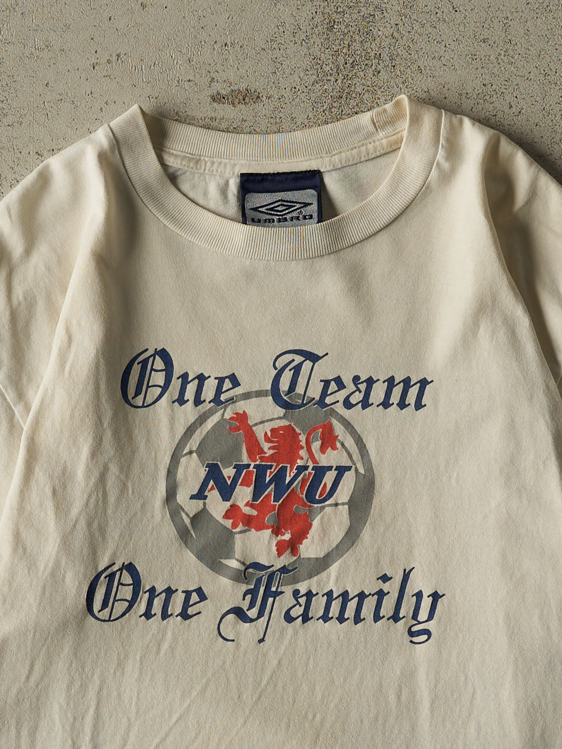 Vintage Y2K White NWU Northwest United Soccer Tee (M/L)