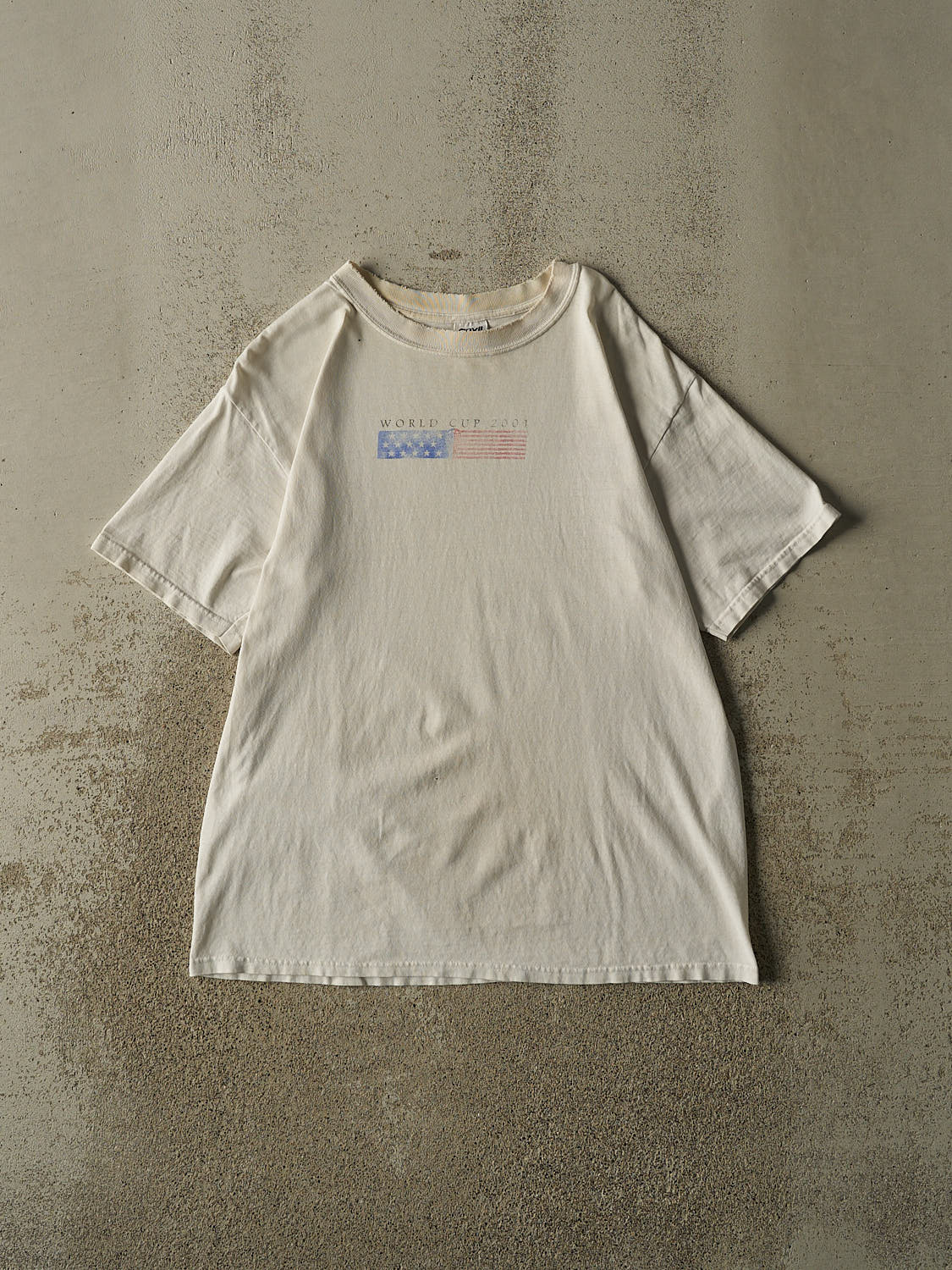 Vintage 01' White World Cup Lacrosse Tee (L)