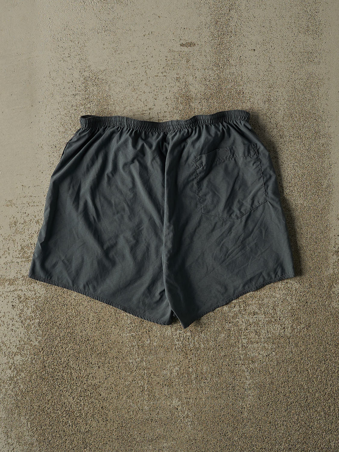Vintage 90s Charcoal Grey Nike Track Shorts (29x4.5)