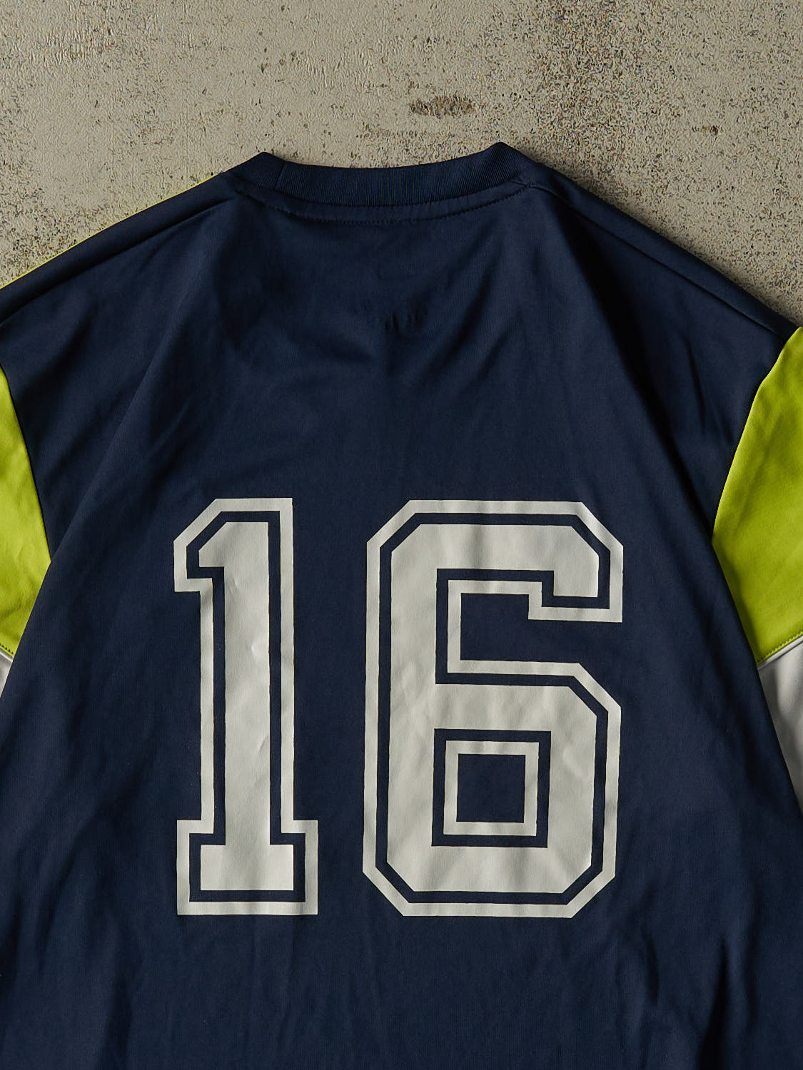 Vintage Y2K Navy Blue Darlington Soccer Jersey (L/XL)
