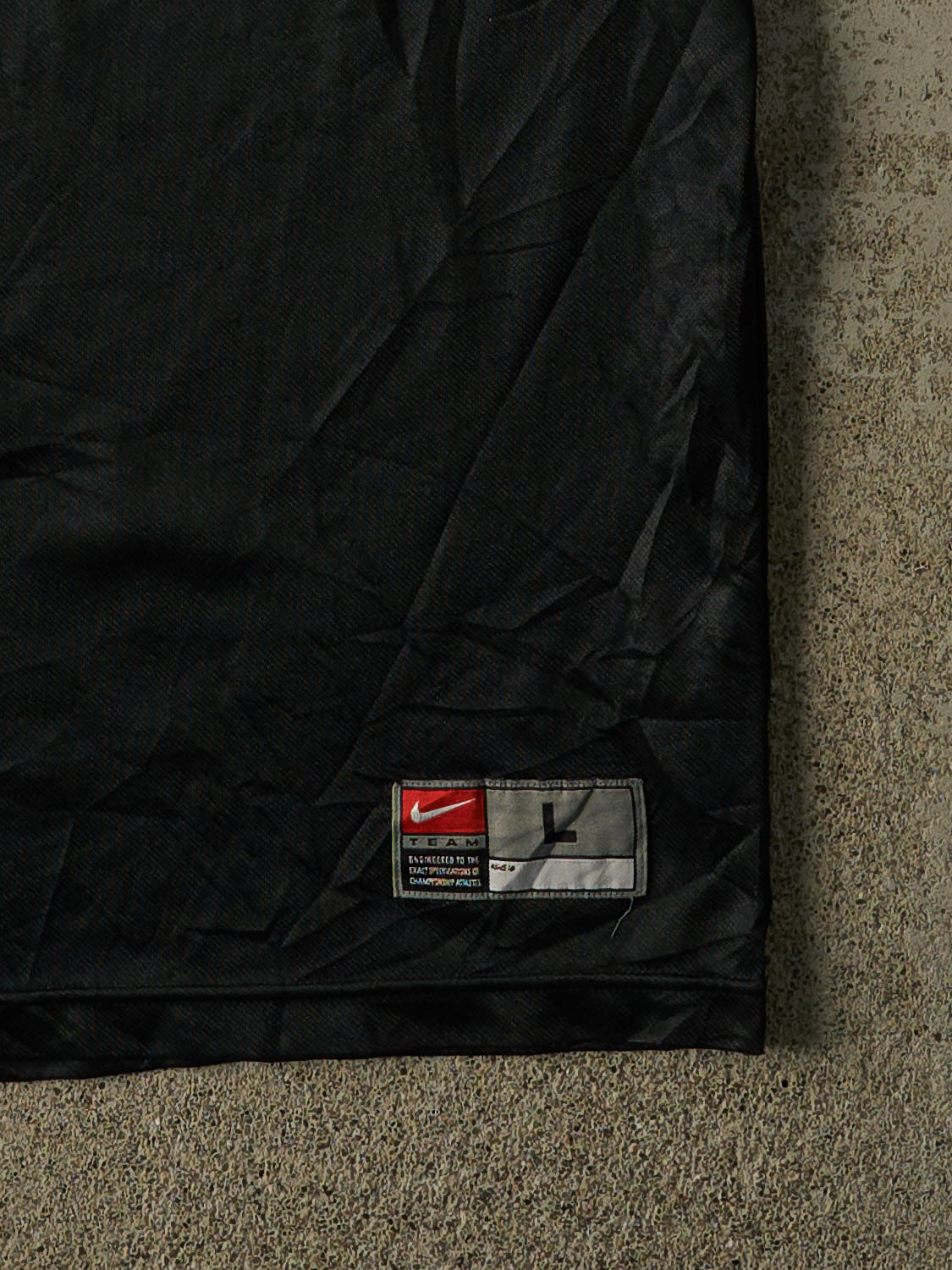 Vintage Y2K Black Nike Soccer Jersey (L/XL)