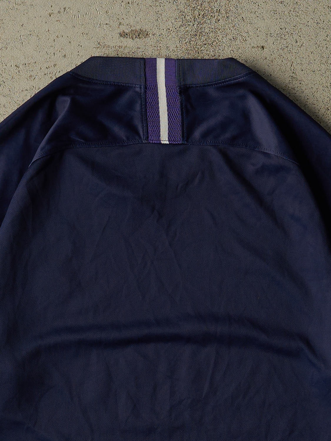 Vintage Y2K Navy Blue Tottenham Soccer Jersey (L/XL)