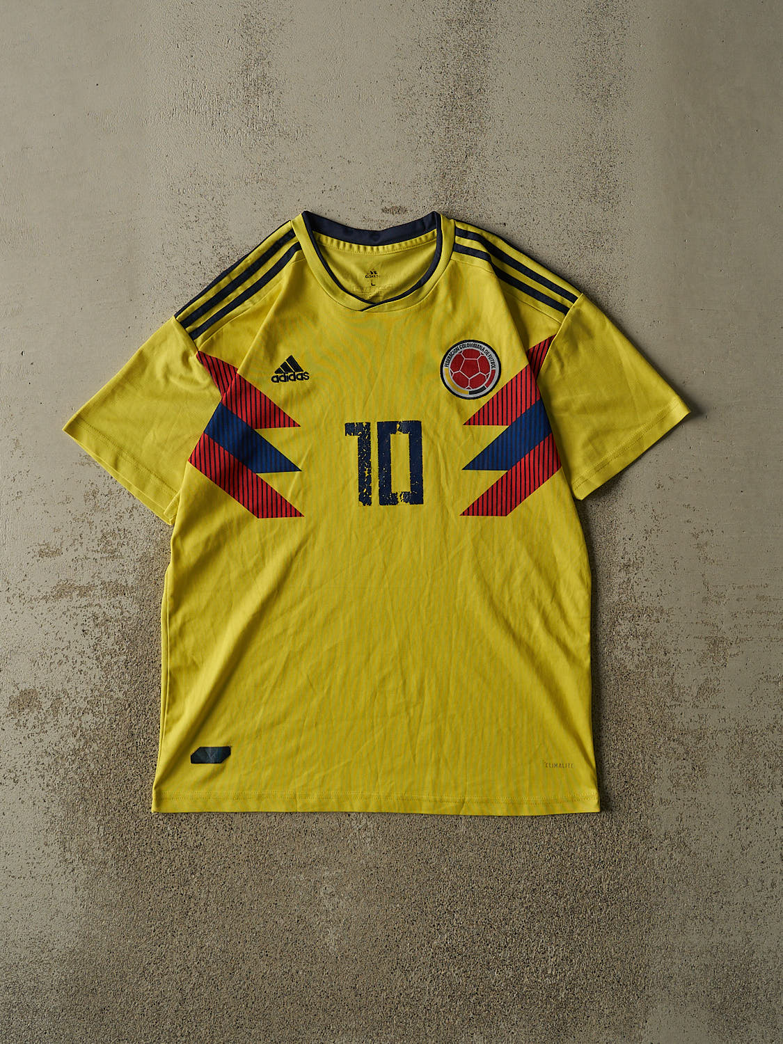 Vintage Y2K Yellow Colombia #10 Panczyk Soccer Jersey (L/XL)