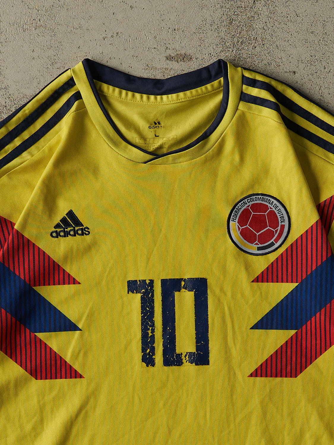 Vintage Y2K Yellow Colombia #10 Panczyk Soccer Jersey (L/XL)