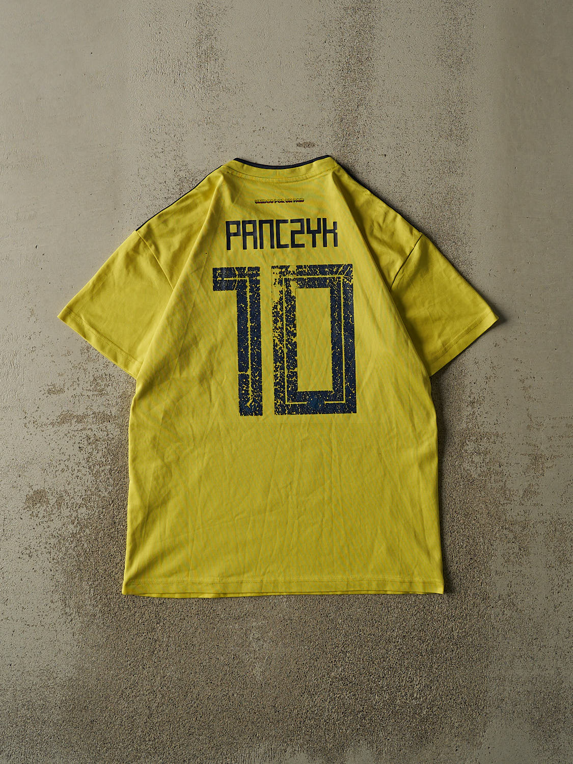 Vintage Y2K Yellow Colombia #10 Panczyk Soccer Jersey (L/XL)