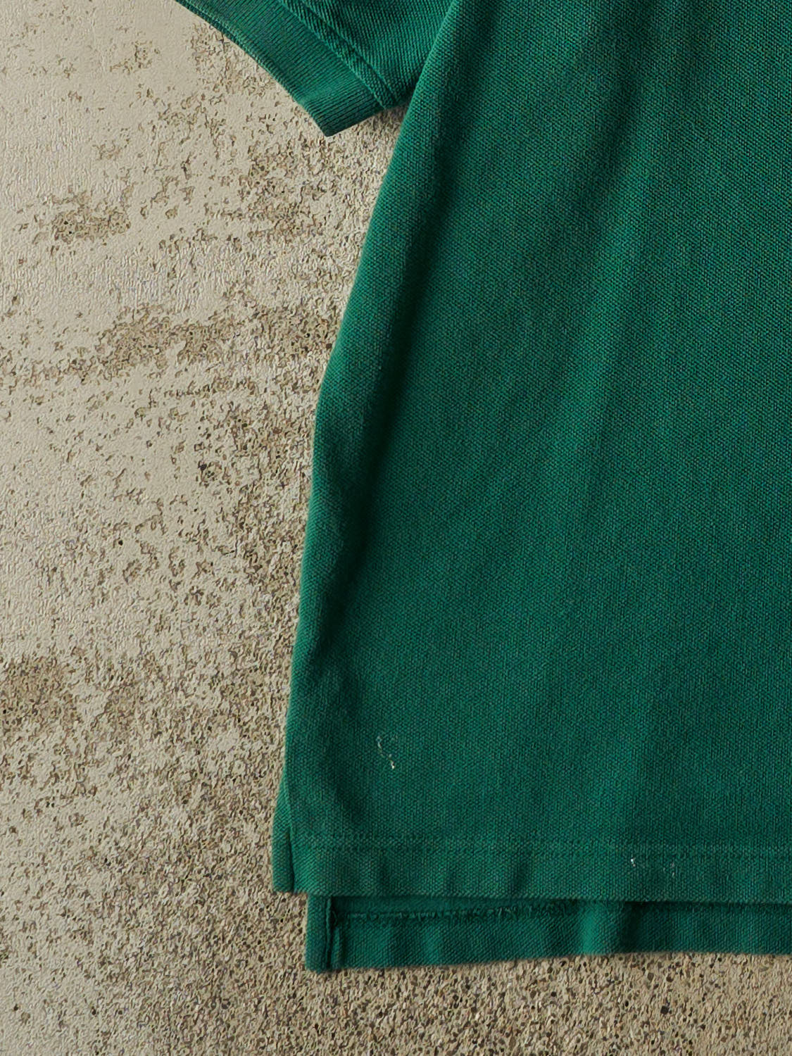Vintage 90s Green Tommy Hilfiger Quarter Button Tee (M)