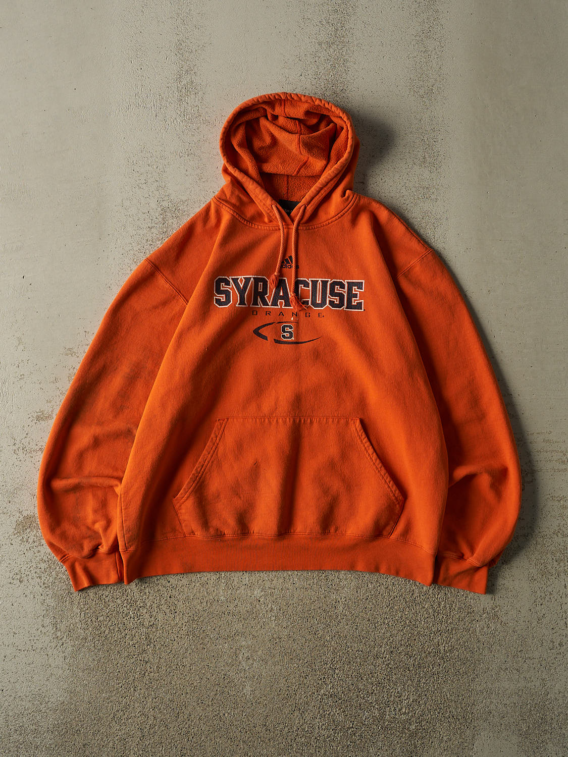Vintage Y2K Orange Syracuse University Hoodie (XL)