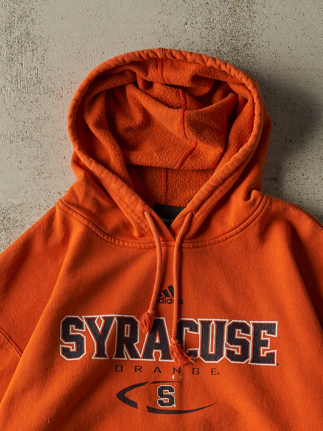 Vintage Y2K Orange Syracuse University Hoodie (XL)