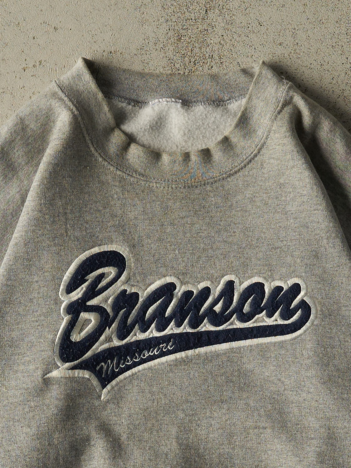 Vintage 90s Grey Branson Missouri Crewneck (XL)