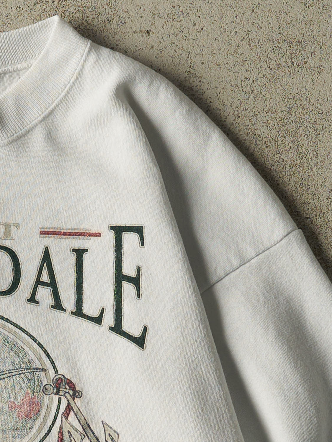 Vintage 90s White Fort Lauderdale FL Crewneck (XL)