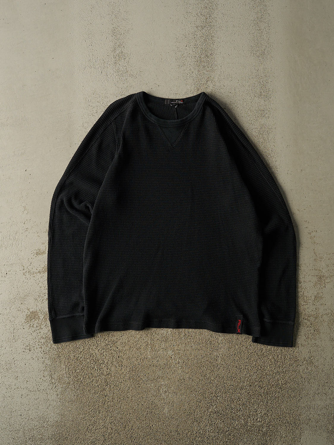 Vintage Y2K Black Ralph Lauren RLX Thermal Long Sleeve (L/XL)