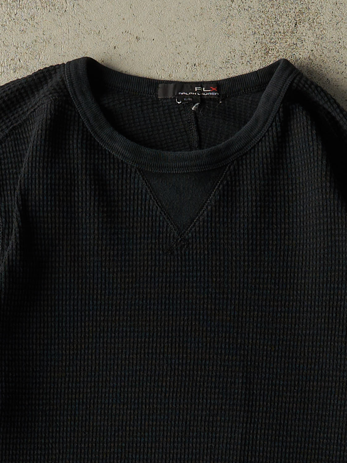 Vintage Y2K Black Ralph Lauren RLX Thermal Long Sleeve (L/XL)