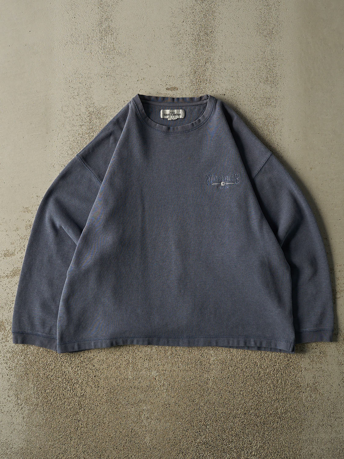Vintage 90s Blue Waterville Valley Thermal Long Sleeve (L)