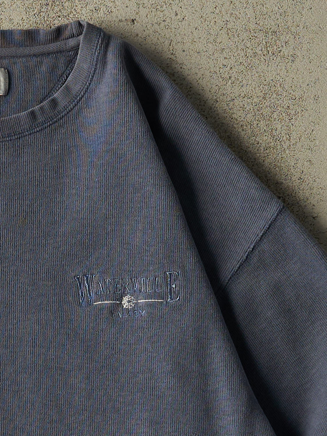 Vintage 90s Blue Waterville Valley Thermal Long Sleeve (L)