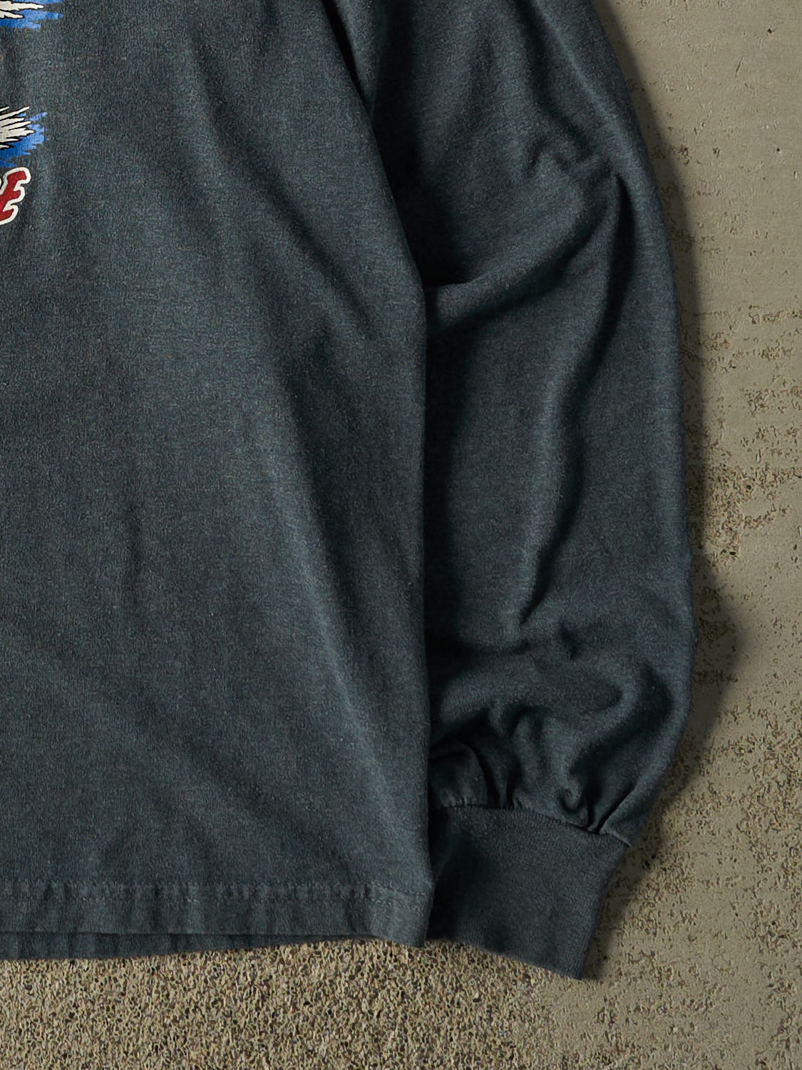 Vintage 08' Charcoal Grey Arctic Man Long Sleeve (L/XL)
