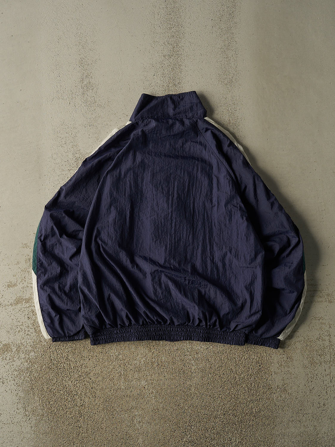 Vintage 90s Navy Blue Puma Windbreaker Jacket (L/XL)