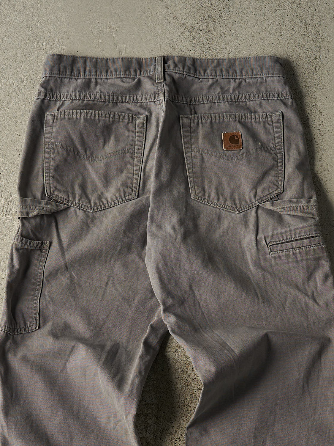 Vintage Y2K Grey Carhartt Lightweight Carpenter Pants (31x31)