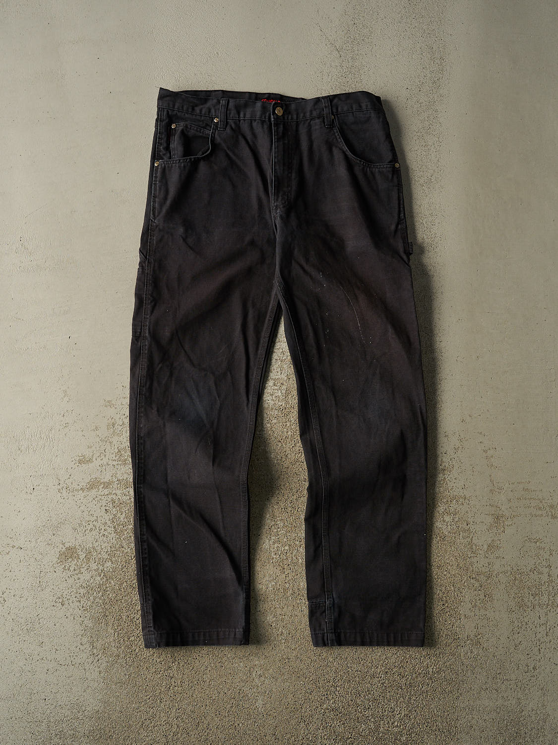 Vintage Y2K Faded Black Tough Duck Carpenter Pants (36x33.5)