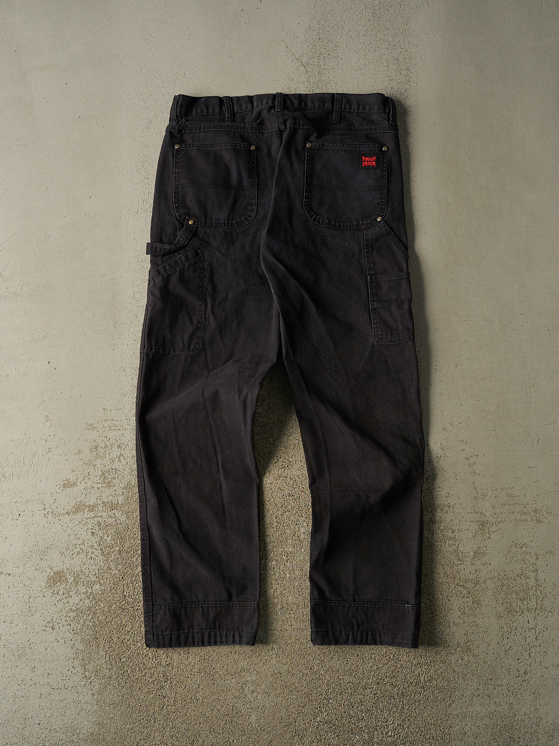 Vintage Y2K Faded Black Tough Duck Carpenter Pants (36x33.5)