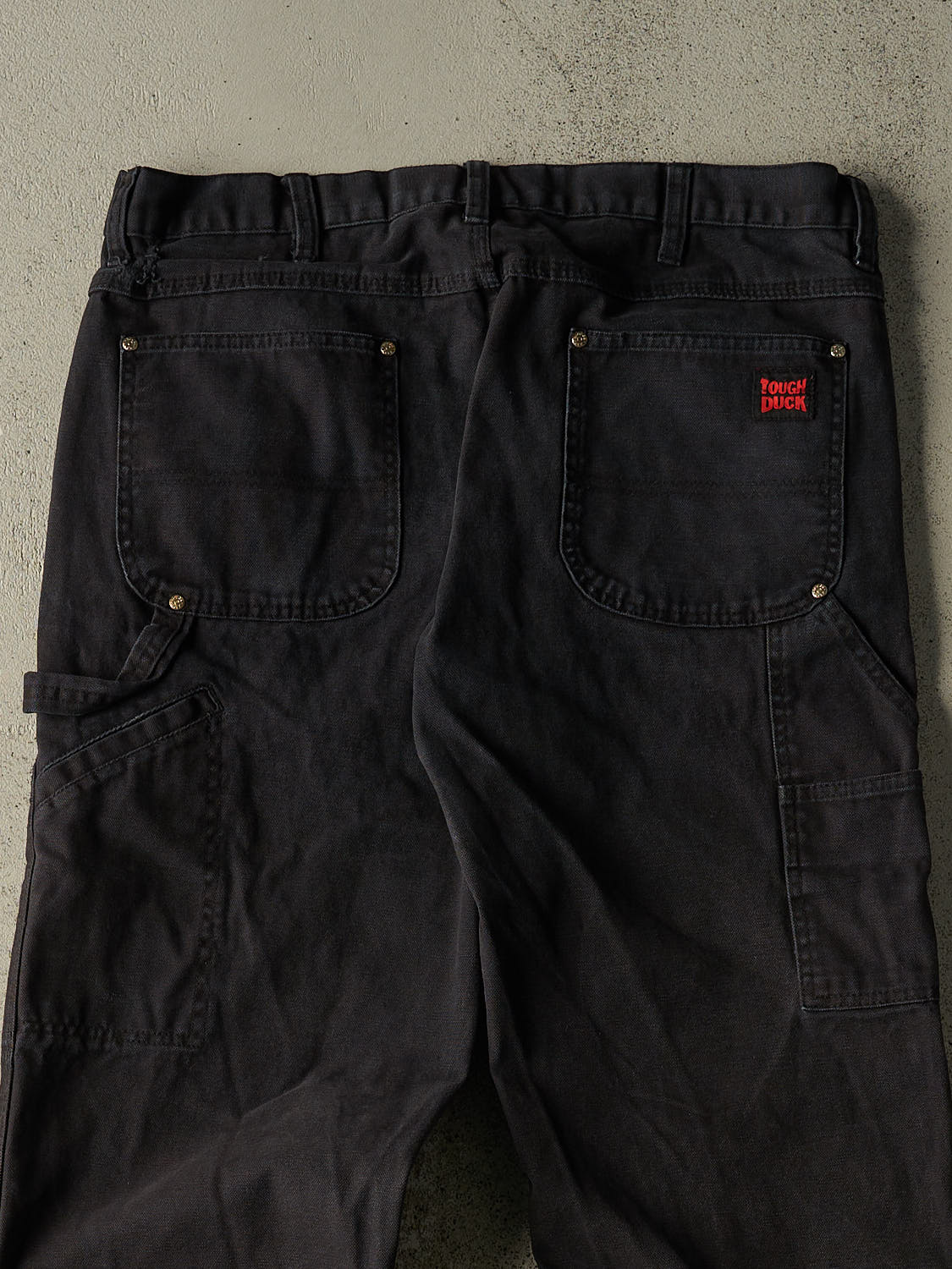 Vintage Y2K Faded Black Tough Duck Carpenter Pants (36x33.5)