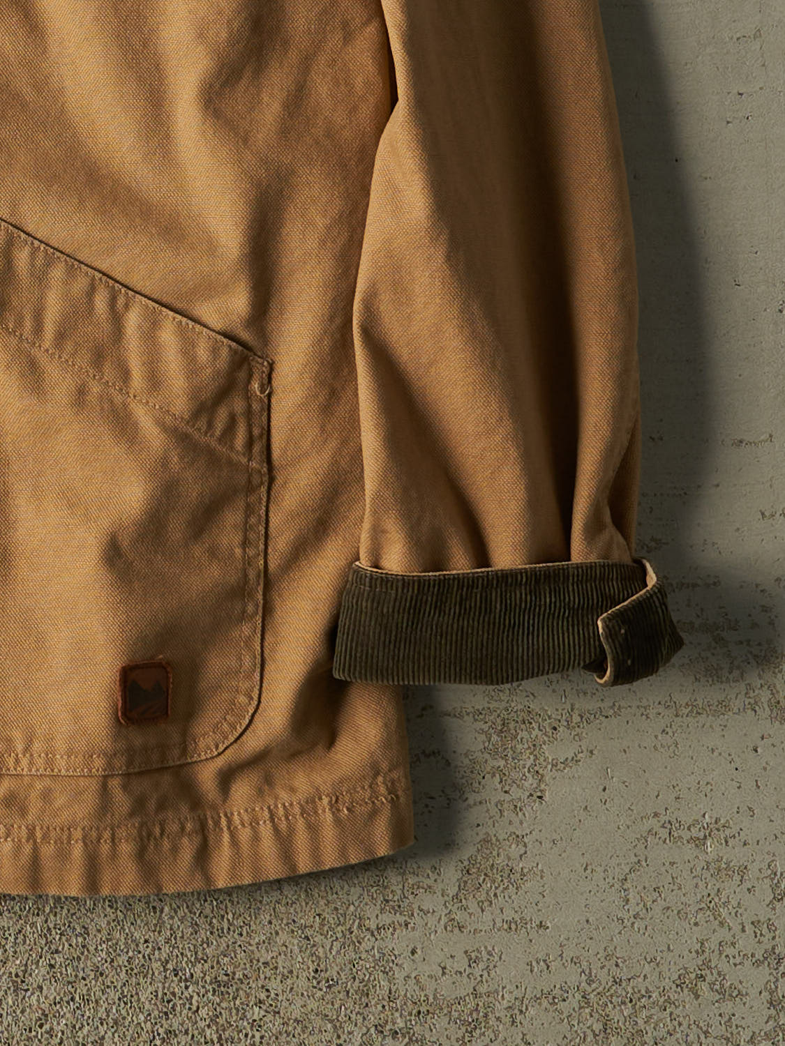 Vintage Y2K Beige Wind River Flannel Lined Chore Jacket (XXL/XXXL)